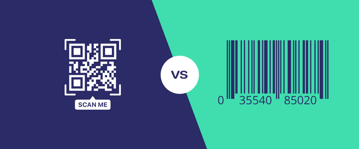 What are the differences between a QR Code and a barcode?