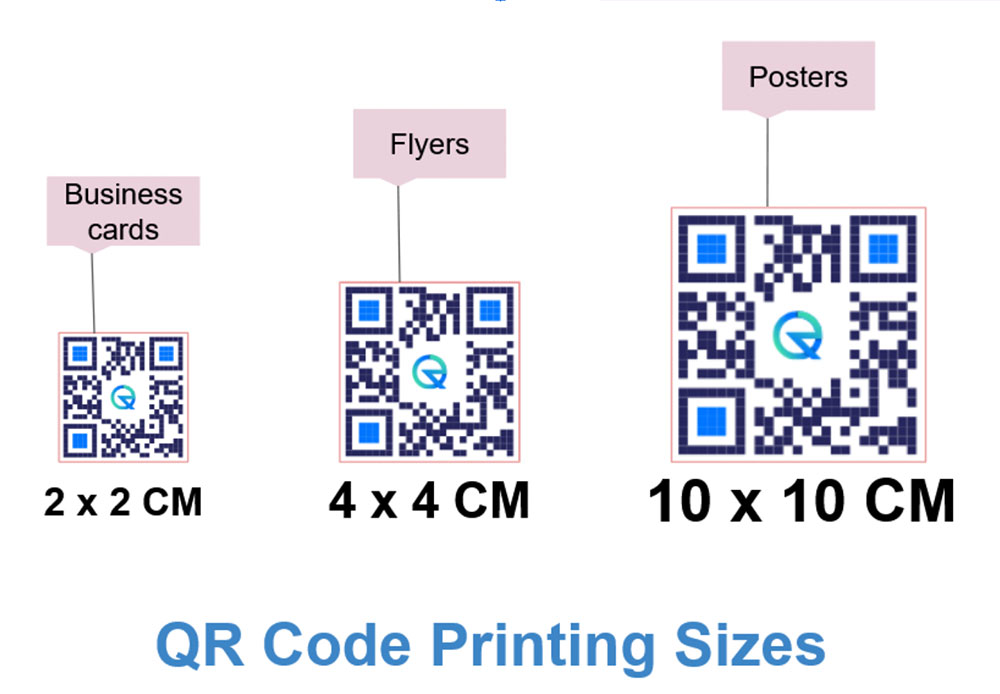 Size Guide QR Codes