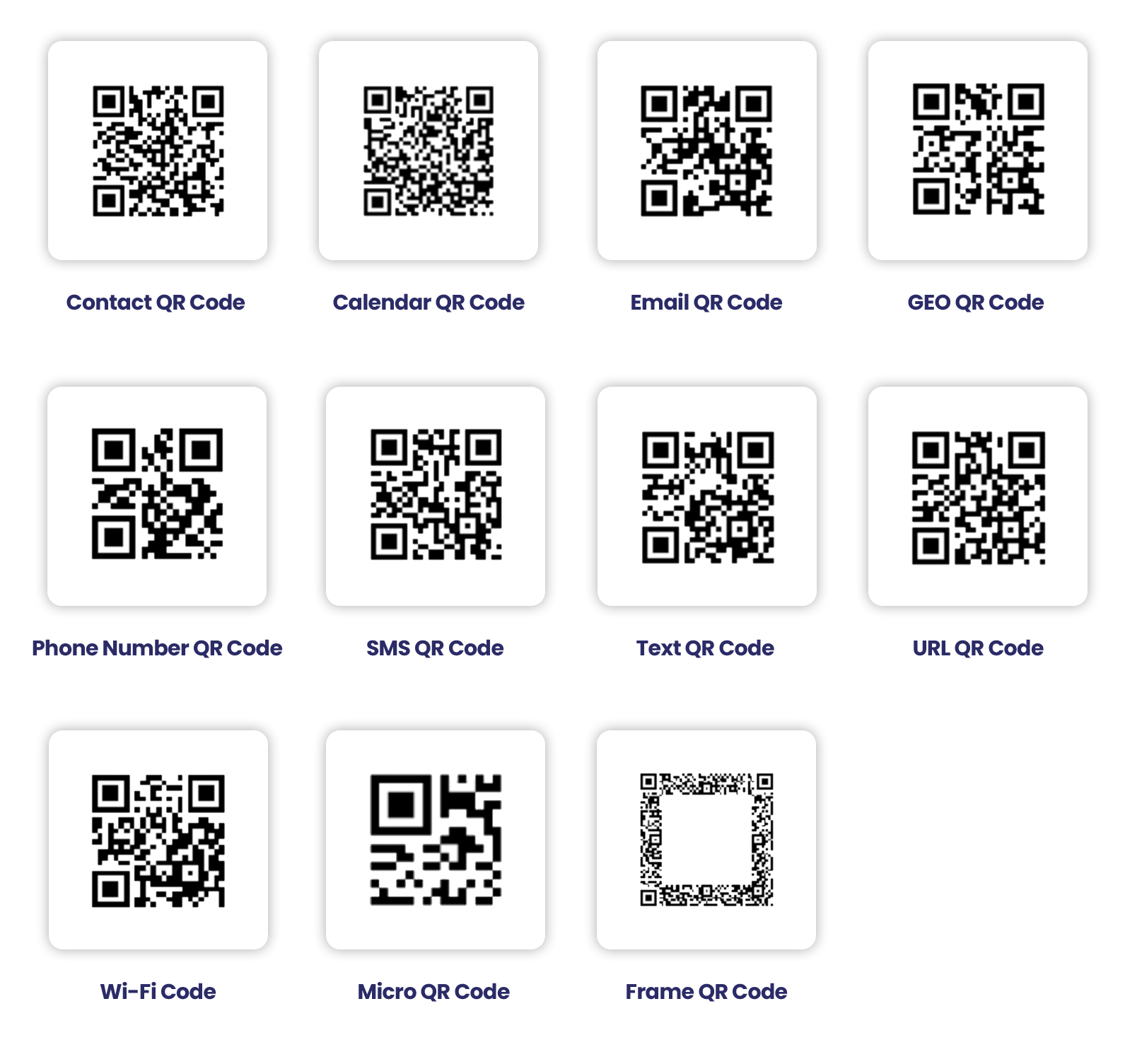 QR Code Samples